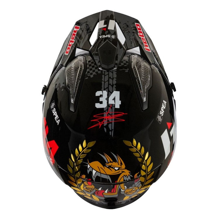 hebo ヘルメット Zone4 Toni Bou レプリカ HEBO : ZONE4 TONI BOU REPLICA Trial Helmet [CHC1027WXS]
