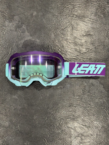 Leatt Velocity 4.5 Iris Aqua - Purple Lense Goggles