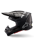 ALPINESTARS SUPERTECH SM10 S-M10 FLOOD CARBON BLACK GREY ENDURO HELMET ECE 22.06
