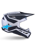 ALPINESTARS S-M3 SM3 HEAT HELMET SILVER BLUE