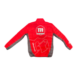 HEBO PUFFY PADDOCK JACKET MONTESA RED - SIZE SMALL