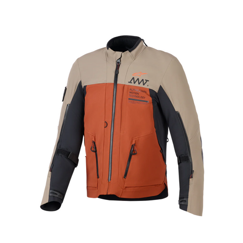 ALPINESTARS AMT-8 STRETCH DRYSTAR XF JACKET RUST ADVENTURE