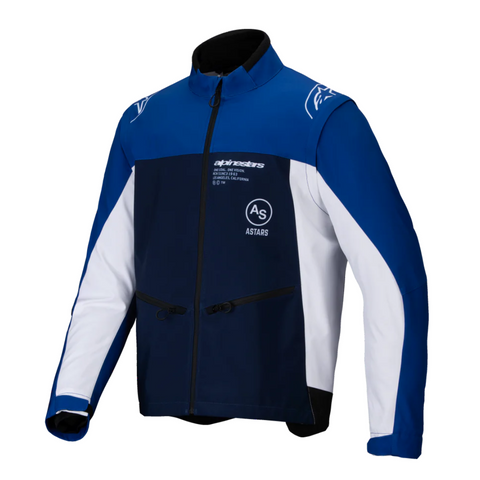 ALPINESTARS LITE-DURA SOFT SHELL JACKET NAVY BRIGHT BLUE