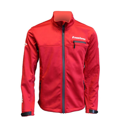 HEBO JACKET BAGGY SOFTSHELL RED - SIZE SMALL