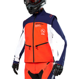 ALPINESTARS LITE-DURA SOFT SHELL JACKET NAVY HOT ORANGE