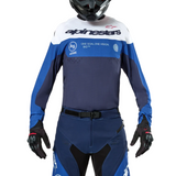 ALPINESTARS PRO-DURA JERSEY NAVY BRIGHT BLUE