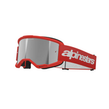 ALPINESTARS VISION 3 WORDMARK GOGGLE RED MIRROR