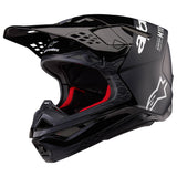 ALPINESTARS SUPERTECH SM10 S-M10 FLOOD CARBON BLACK GREY ENDURO HELMET ECE 22.06