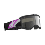 ALPINESTARS VISION 5 CORP GOGGLES LIGHT GREY PURPLE MIRROR SILVER