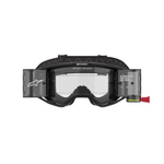 ALPINESTARS VISION 8 CORP GOGGLES BLACK GREY CLEAR ROLL-OFF