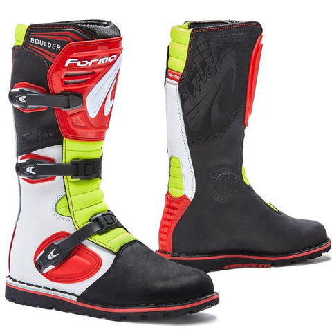 Forma Boulder Boots (White/Red/Fluo)