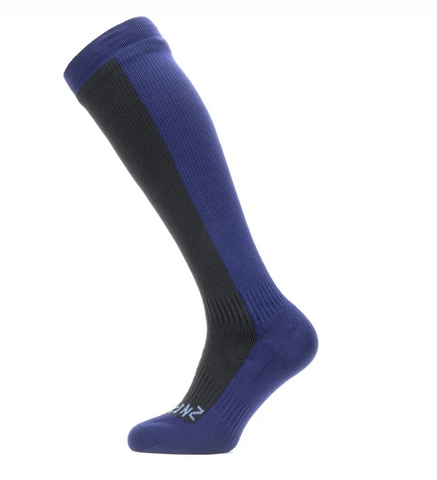 Sealskinz Waterproof Knee Length Socks (Black/Navy)