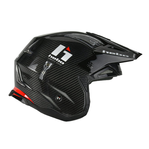 Hebo Zone 4 Carbon Fibre Helmet (Black)